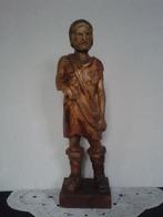 Houten BEELD <> oude Germaan / Kelt <> Jager PREHISTORIE, Ophalen of Verzenden