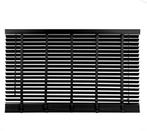 Zwarte Houten Jaloezieën 200200cm, Huis en Inrichting, Stoffering | Gordijnen en Lamellen, Ophalen, Gebruikt, 200 cm of meer, Zwart