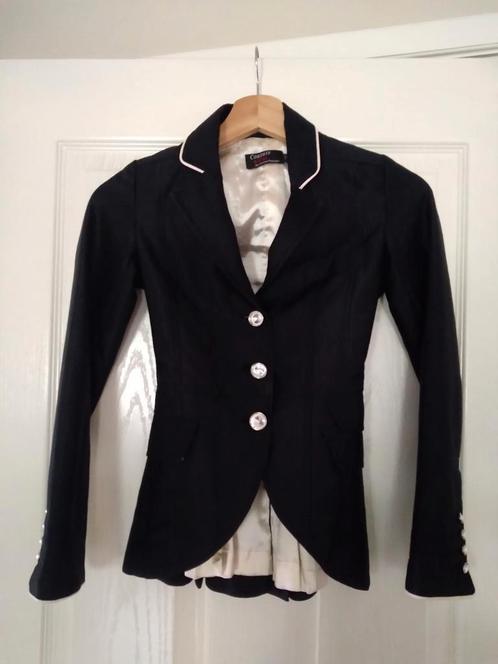 Wedstijdjasje maat 128/140, Dieren en Toebehoren, Paardrijkleding, Gebruikt, Kinderen, Bovenkleding, Dressuur, Ophalen of Verzenden