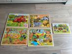 Houten puzzels (goki), Kinderen en Baby's, Speelgoed | Kinderpuzzels, Ophalen, 10 tot 50 stukjes, Zo goed als nieuw