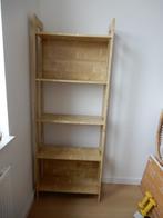 Boekenkast , licht eikenhouten look, 5 planken, 1.65m hoog, Ophalen, Met plank(en), Eikenhout, 50 tot 100 cm