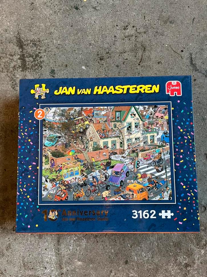 Jan van Haasteren puzzels 90 stuks, Hobby en Vrije tijd, Denksport en Puzzels, Zo goed als nieuw, Legpuzzel, 500 t/m 1500 stukjes