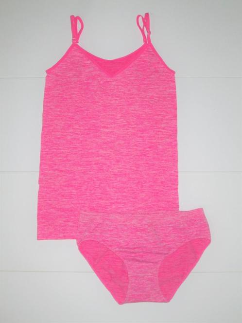 M-22 Nieuw roze/wit hemd en onderbroek - maat M, Kleding | Dames, Ondergoed en Lingerie, Setje, Roze, Ophalen of Verzenden