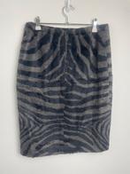 Pauw Studio faux fur zebraprint rok zwart grijs maat 1/S, INFO@PAUW.COM, Europaplein 37 1078 GV AMSTERDAM, Zwart, Pauw