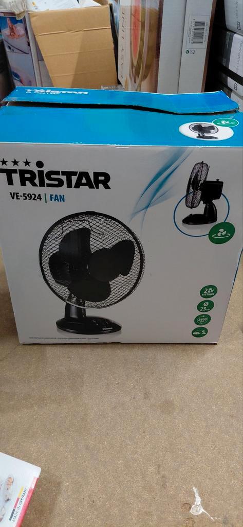 Tristar VE-5924 Tafelventilator - Koud!, Witgoed en Apparatuur, Ventilatoren, Nieuw, Tafelventilator, Ophalen of Verzenden