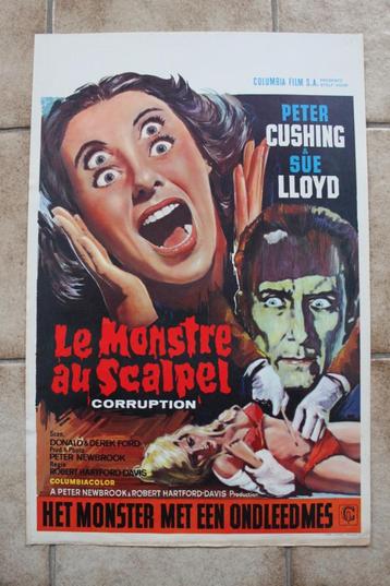 filmaffiche Corruption 1968 Peter Cushing filmposter beschikbaar voor biedingen