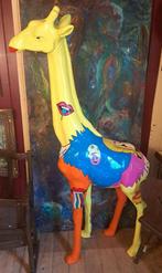 Pop Art giraf 190 cm hoog zeer mooi en apart beeld top item, Ophalen