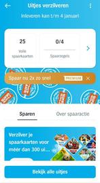 AH Uitjeszegels 25 volle spaarkaarten., Albert Heijn, Verzenden