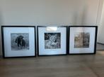 3x fotolijsten zwart Ikea - 52x52x4,5cm, Ophalen, Zo goed als nieuw, Hout, 50 tot 75 cm