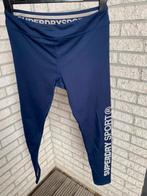 Superdry sport legging maat M, Gedragen, Overige typen, Blauw, Superdry