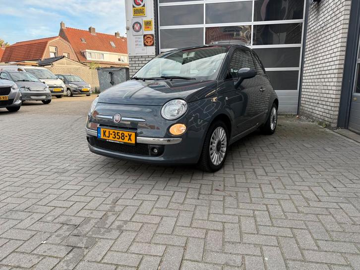 Fiat 500 1.2 C 2010 Grijs, Auto's, Fiat, Bedrijf, ABS, Airbags, Airconditioning, Boordcomputer, Centrale vergrendeling, Panoramadak