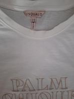 T shirt gebroken wit M ESQUOLA, Ophalen of Verzenden, Zo goed als nieuw, Wit, Korte mouw