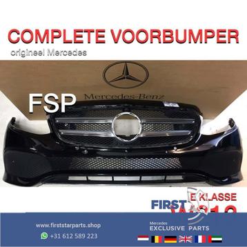 W213 S213 Mercedes E Klasse VOORBUMPER COMPLEET zwart ORIGIN beschikbaar voor biedingen