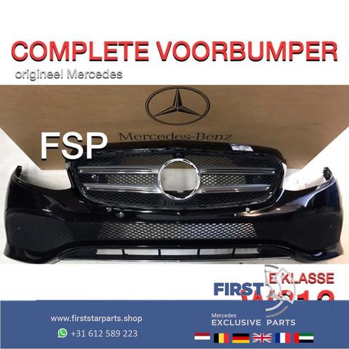 W213 S213 Mercedes E Klasse VOORBUMPER COMPLEET zwart ORIGIN, Auto-onderdelen, Carrosserie en Plaatwerk, Bumper, Mercedes-Benz