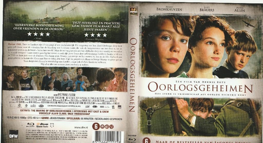 Oorlogs geheimen blu ray, Ophalen of Verzenden, Zo goed als nieuw, Nederlandstalig