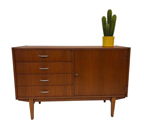 Vintage Dressoir Tv Badkamermeubel Jaren 60 70 Retro, Huis en Inrichting, Kasten | Dressoirs, Gebruikt, 25 tot 50 cm, Met lade(s)