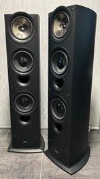KEF iQ90 zuilen speakers “TOP STAAT”! (Black Ash), Audio, Tv en Foto, Luidsprekers, Overige merken, Front, Rear of Stereo speakers