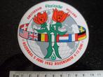 sticker floriade amsterdam 1982 rozenbal rozenshow, Verzenden, Zo goed als nieuw, Bedrijf of Vereniging