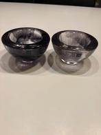 Hadeland Norway Glazen waxinelichthouders, Antiek en Kunst, Antiek | Glas en Kristal, Ophalen of Verzenden