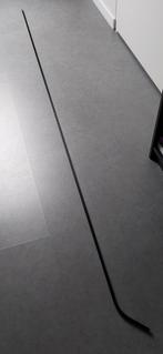 Zwarte gordijnrails met bocht. 275 lang, Auto-onderdelen, Ophalen