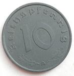 10 Reichspfennig 1944A Nazi Duitsland Oude Munt WO2 Swastika, Duitsland, Ophalen of Verzenden