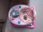 Roze baby loopstoel met speeltjes, Ophalen of Verzenden, Gebruikt