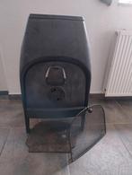 Jøtul No. 1 Combi Houtkachel met Spatscherm, Huis en Inrichting, Kachels, Gebruikt, Houtkachel, Ophalen of Verzenden, Vrijstaand