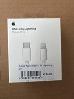 Apple USB-C naar Lightning Kabel (2m) - Nieuw, Ophalen of Verzenden, Nieuw, Apple iPhone