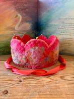 Waldorf vilten verjaardagskroon wol en vilt, Verzenden, Zo goed als nieuw, Figuurtje(s), Wolvilt