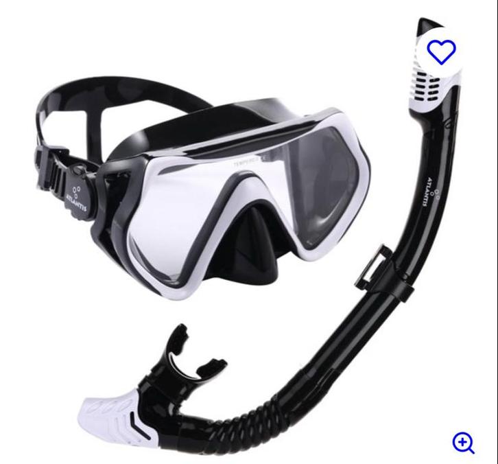Atlantis Borneo Snorkelset Combo, Watersport en Boten, Duiken, Nieuw, Duikbril of Snorkel, Ophalen of Verzenden