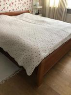 Kersenhouten bed 180x200 met elektrisch verstelbare bodem, Huis en Inrichting, Ophalen, Gebruikt, Tweepersoons