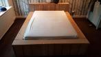 Steigerhouten Bed - Exclusief Matras, Gebruikt, Bruin, Steigerhout, Tweepersoons