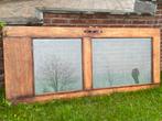 Hardhouten achterdeur - 201,5 x 88,5 cm, Doe-het-zelf en Verbouw, Deuren en Horren, Ophalen, Gebruikt, 80 tot 100 cm, Buitendeur
