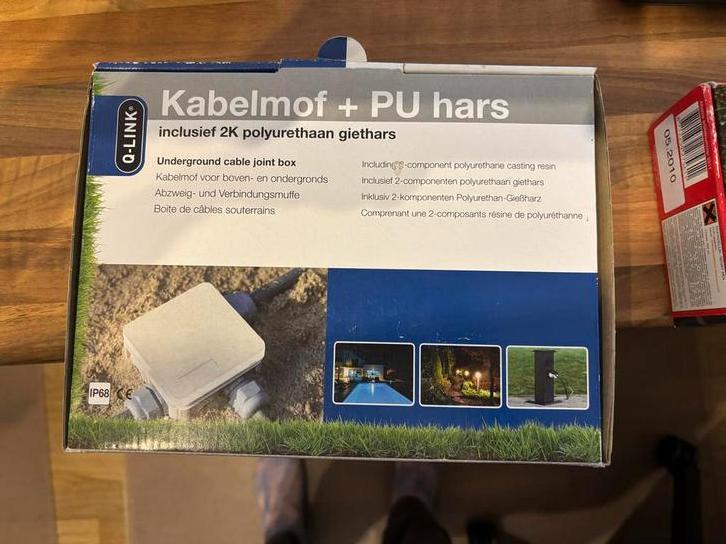 Kabelmof met PU hars - Q-Link, Doe-het-zelf en Verbouw, Elektra en Kabels, Nieuw, Overige typen, Ophalen of Verzenden