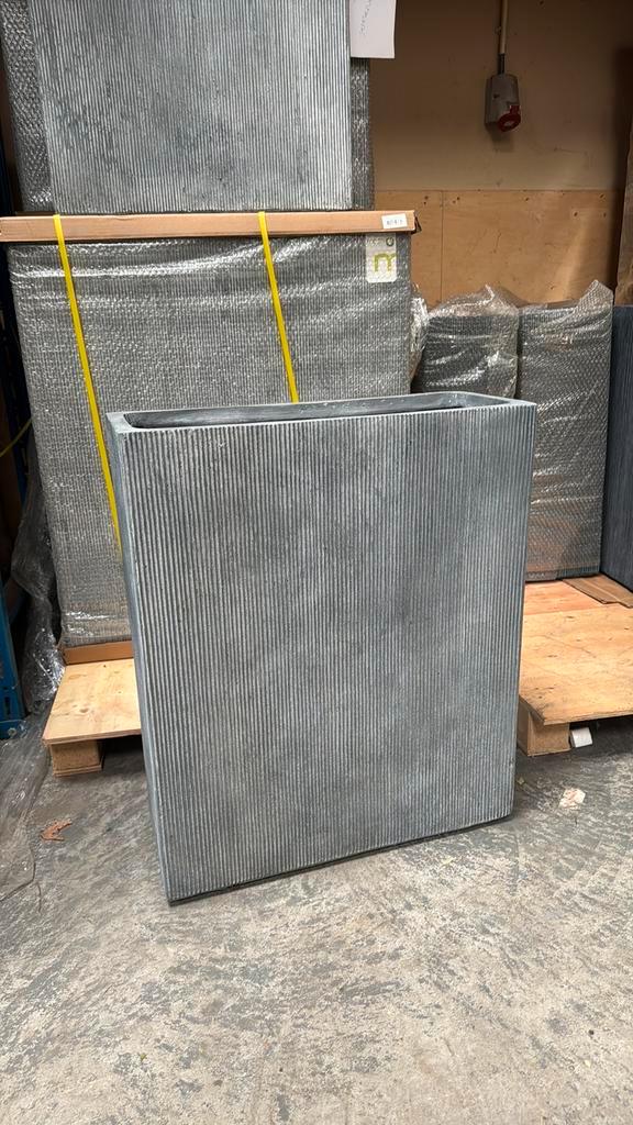 Terrasafzetter - grootformaat - beton kleur, Tuin en Terras, Bloembakken en Plantenbakken, Nieuw, Steen, Tuin, 60 cm of meer, 60 tot 100 cm