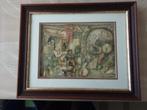 3 D Schilderij van Anton Pieck, Verzenden, Minder dan 50 cm, Schilderij, Minder dan 50 cm