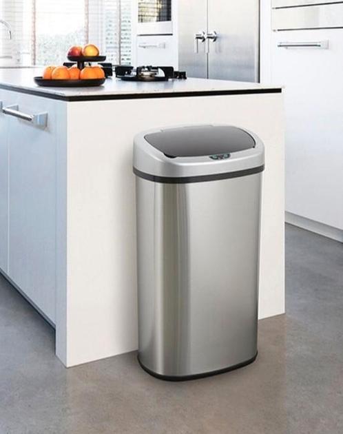 Niewe Prullenbak met sensor 68L [Gesealed], Huis en Inrichting, Woonaccessoires | Prullenbakken, Nieuw, Rvs, 50 tot 75 cm, 40 liter of meer