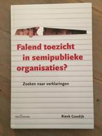 Falend toezicht in semipublieke organisaties - koopje, Verzenden, Rienk Goodijk, Alpha, WO