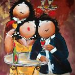 schilderij theo broeren, Antiek en Kunst, Ophalen