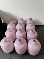 Vaasjes roze / lila | 3 euro per stuk, Overige kleuren, Ophalen of Verzenden, Minder dan 50 cm, Glas