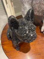 Franse Bulldog in zwart glasmozaïek Frenchie design object, Ophalen of Verzenden