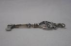 Zilveren hanger sleutel nr.1843, Verzenden, Zo goed als nieuw, Zilver, Zilver