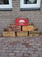 Houten bierkratten van Amstel, Bavaria, Brand, Oranjeboom, Ophalen, Gebruikt, Minder dan 50 cm, Minder dan 50 cm