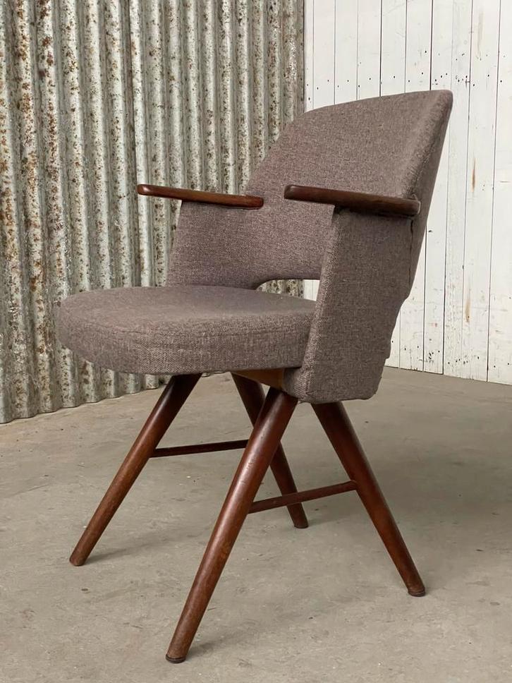 Vintage stoel cees braakman pastoe design 1960 nieuwe stof, Huis en Inrichting, Stoelen, Zo goed als nieuw, Eén, Stof, Ophalen