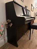 Rippen Piano + Bank 140 cm breed, Muziek en Instrumenten, Ophalen, Gebruikt, Bruin, Piano