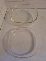 Vintage glazen dekschaal met Deksel, Glas of Glazen, Ophalen of Verzenden, Overige stijlen, Glas