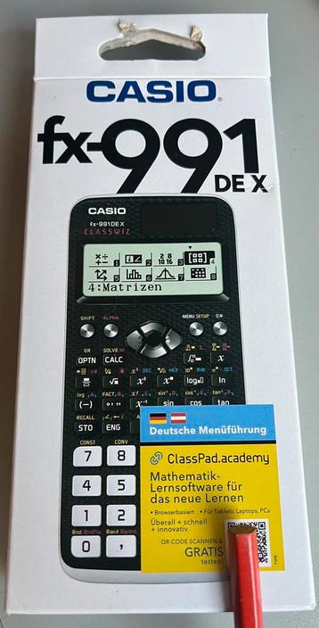 nieuw in doos Casio FX-991DE X Wetenschappelijke r-machine beschikbaar voor biedingen