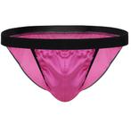 Roze satijnen slip / heren onderbroek gay mannen glimmende, Verzenden, Roze, Slip