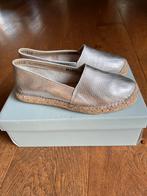 Espadrilles zilver van Manfield, mt 38, nieuw in doos,, Overige kleuren, Nieuw, Ophalen of Verzenden, Espadrilles of Moccasins