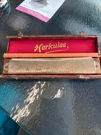 Herkules Mondharmonica - Vintage, Ophalen, Gebruikt, Overige typen, Met koffer of doosje